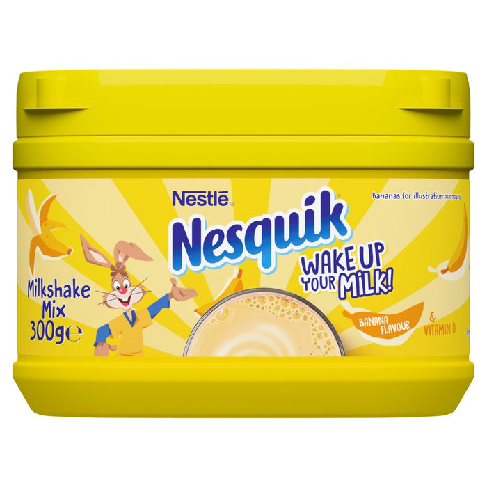 Nestle Nesquik Banana Milkshake Powder 2 x 300g (Duo Pack)- Out of Date